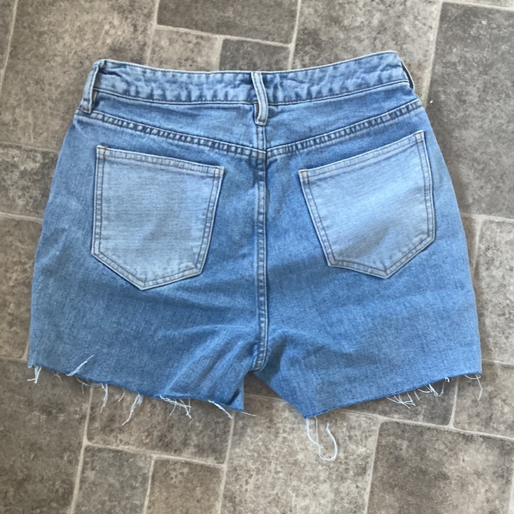 🎊HP🎊 PacSun super high rise colorblock denim cut offs - Picture 2 of 4